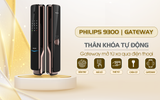  Khóa cửa vân tay mở từ xa Philips 9300 