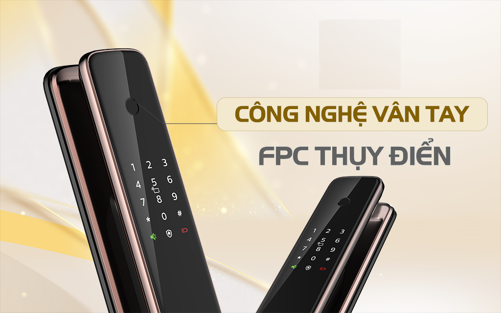 Khóa cửa vân tay mở từ xa Philips 9300