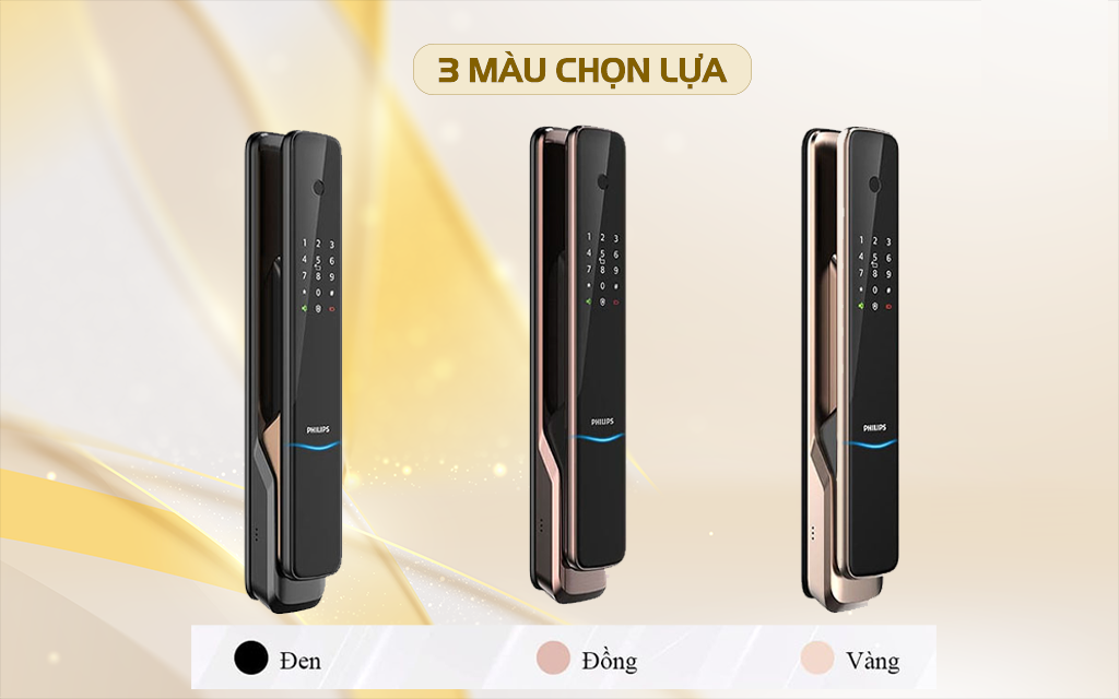 Khóa cửa vân tay mở từ xa Philips 9300