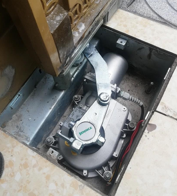  MOTOR CỔNG TỰ ĐỘNG ÂM SÀN BENINCA MODEL DU.IT14N 