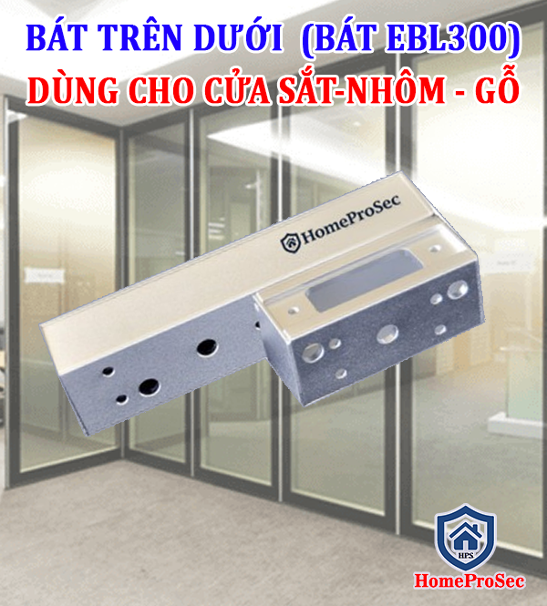 Bát Trên Dưới Cho Khóa Chốt Thả Dùng Cho Cửa Sắt - Nhôm - Gỗ (Bat EBL 300)