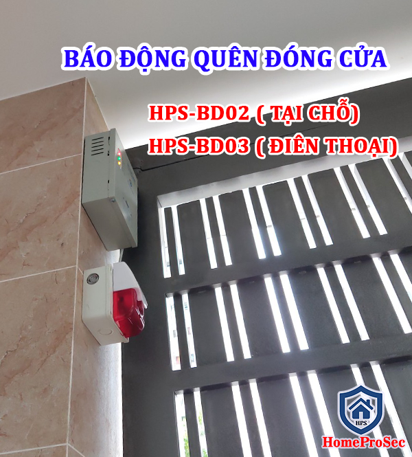 BỘ BÁO ĐỘNG QUÊN ĐÓNG CỬA HPS- BD03 (ĐIỆN THOẠI)