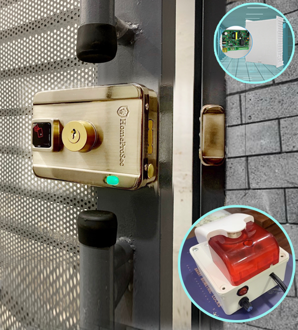 Bộ khóa cổng Thẻ từ / Điện Thoại HPS- SLBASIC ( BDP3) BÁO ĐỘNG QUÊN ĐÓNG CỬA