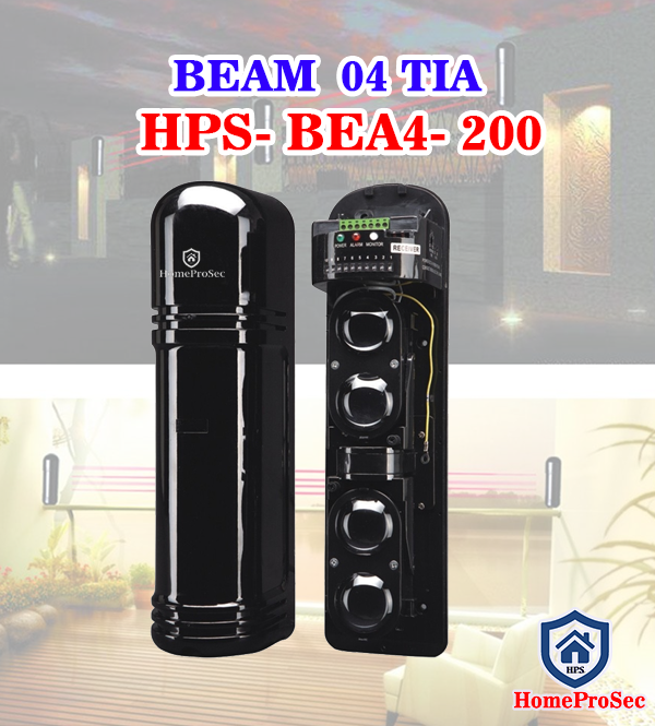 Hàng rào điện tử/ BEAM 4 tia HPS- BEA4- 200