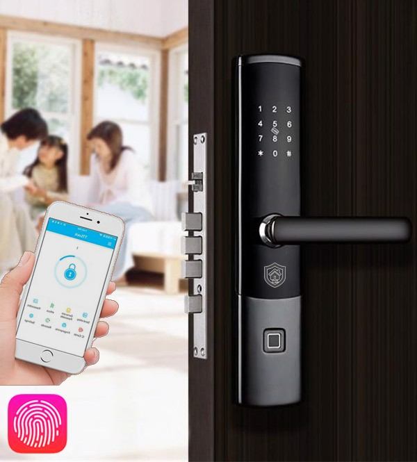 Khóa Cửa Gỗ Vân Tay HPS- BG03