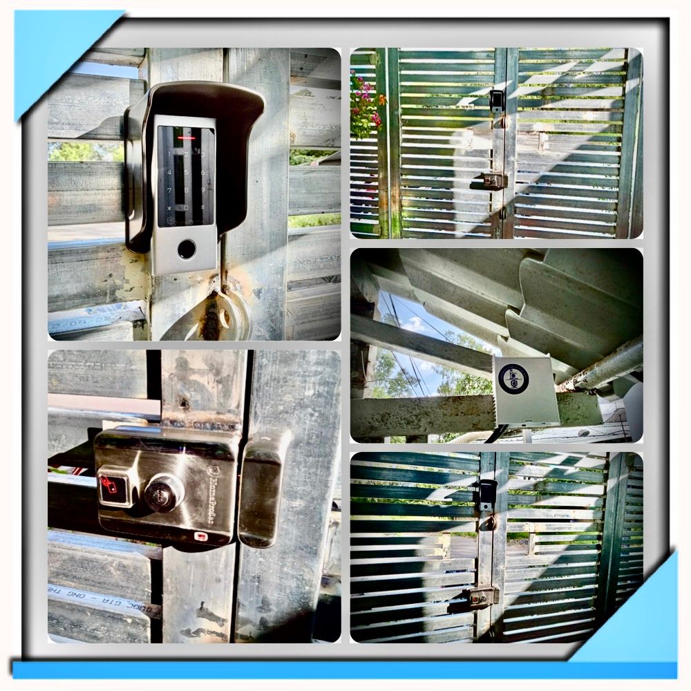 Bộ khóa cổng vân tay inox HPS- SLIPLUS ( HF1P3-Tuya )
