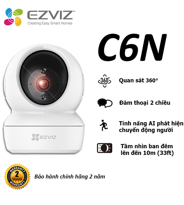  Camera Wifi thông minh EZVIZ C6N 1080P 