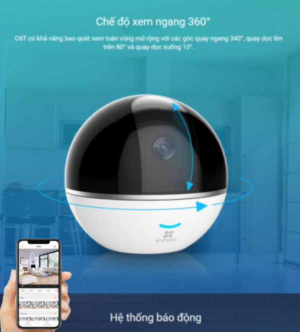 Camera wifi quay quét đa năng 2MP
