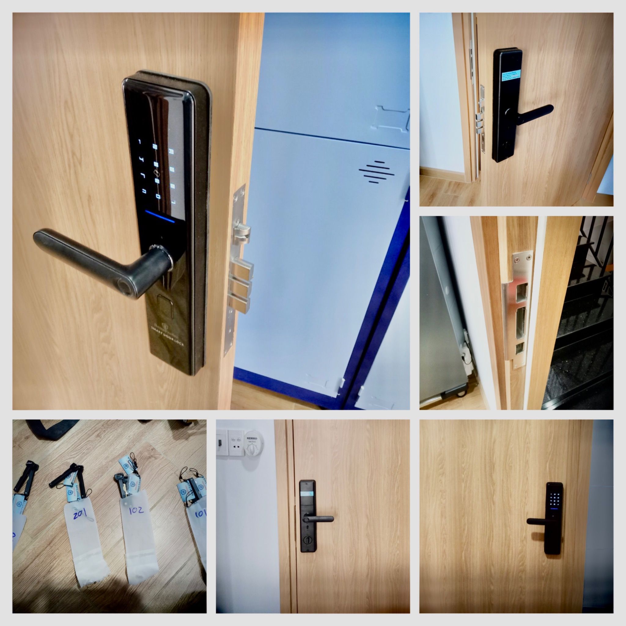 Khóa vân tay cửa gỗ HPS- 3324 TT
