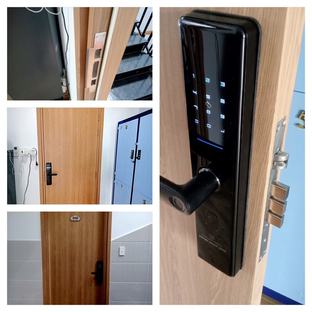 Khóa vân tay cửa gỗ HPS- 3324 TT