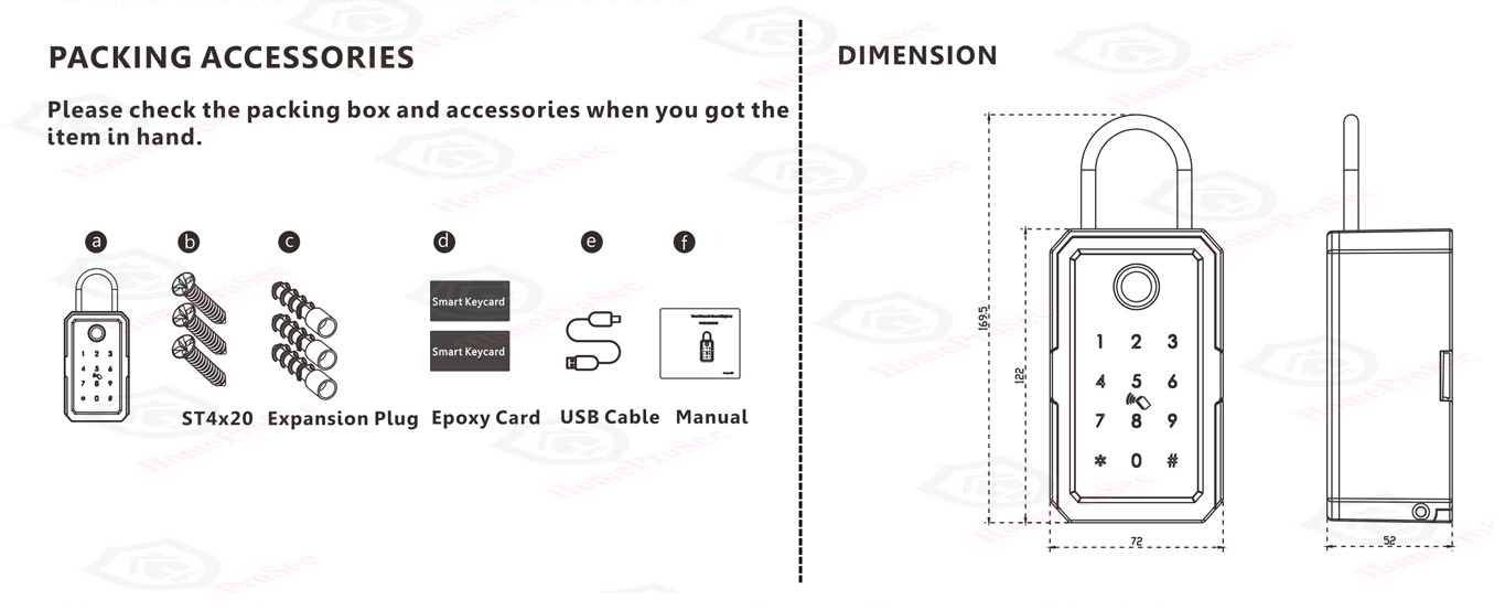Hộp khóa thông minh HPS- D3 TTLOCK