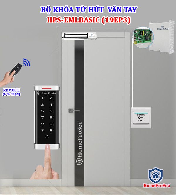  Hệ thống kiểm soát ra vào văn phòng HPS- EMLBASIC ( 19EP3) 