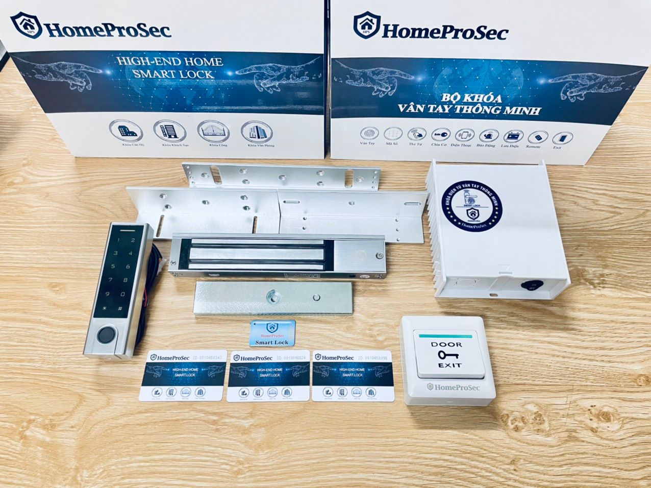 Bộ Khóa Từ Hút Vân Tay HPS- EMLPLUS ( HF3P3)
