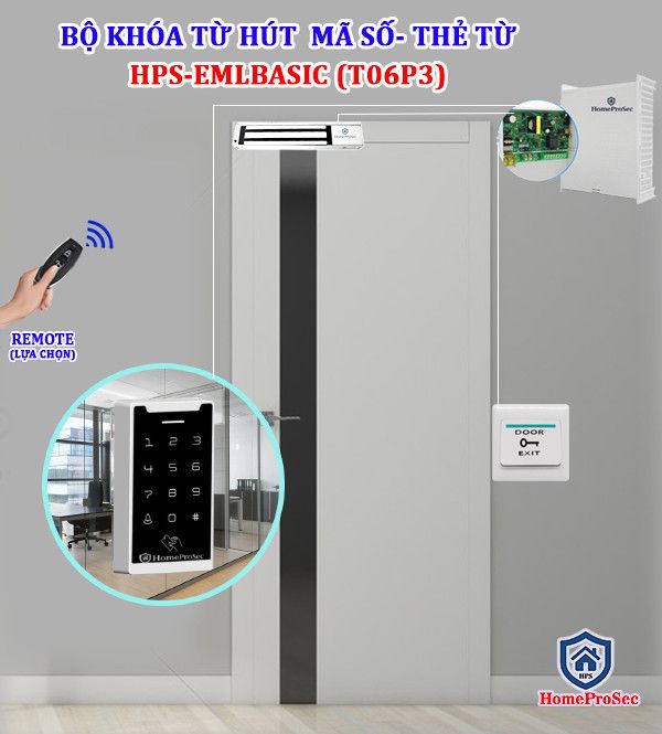  Hệ thống kiểm soát ra vào văn phòng HPS- EMLBASIC ( T06P3) 