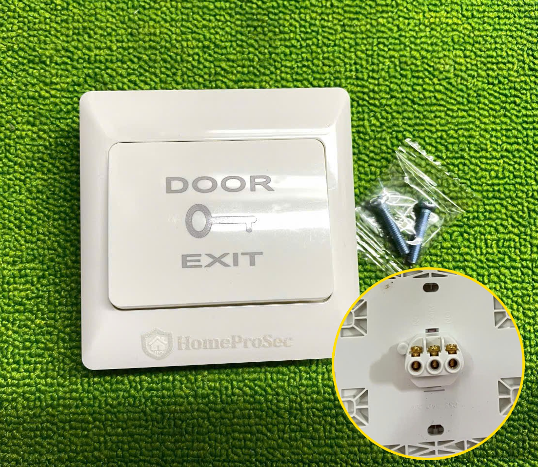 Nút nhấn Exit nhựa có đế EX06