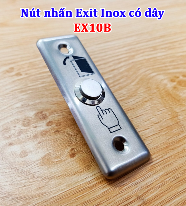  Nút nhấn Exit inox có dây EX10B 