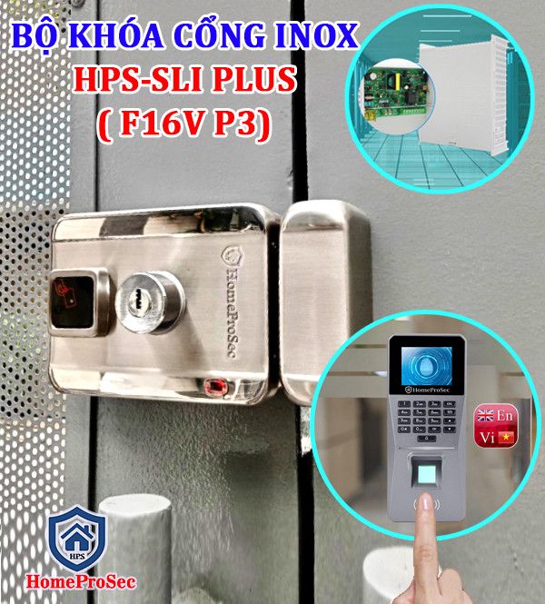  Bộ khóa vân tay inox HPS- SLIPLUS ( F16VP3) 