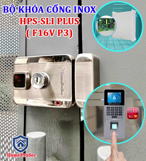 Bộ khóa vân tay inox HPS- SLIPLUS ( F16VP3)