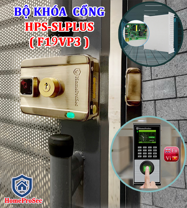 Khóa cổng vân tay ngoài trời HPS- SLPLUS ( F19VP3 )