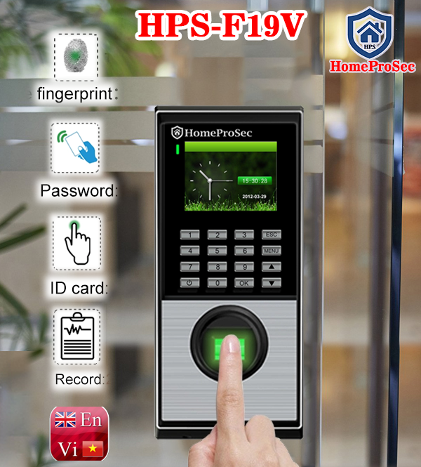 Bộ Khóa Từ Hút Vân Tay HPS- EMLPLUS ( F19NP3)