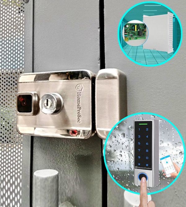 Bộ khóa cổng vân tay inox HPS- SLPLUS ( HF3P3- Tuya/ ttlock)