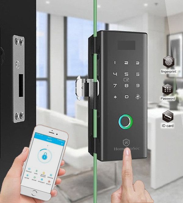 Khóa vân tay cửa kính HPS- G200 (ttlock)