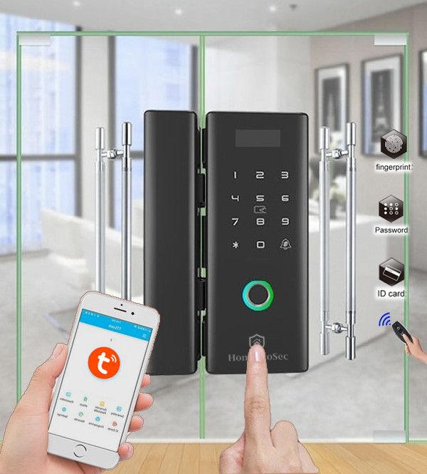 Khóa vân tay cửa kính- APP G200R (Tuya)