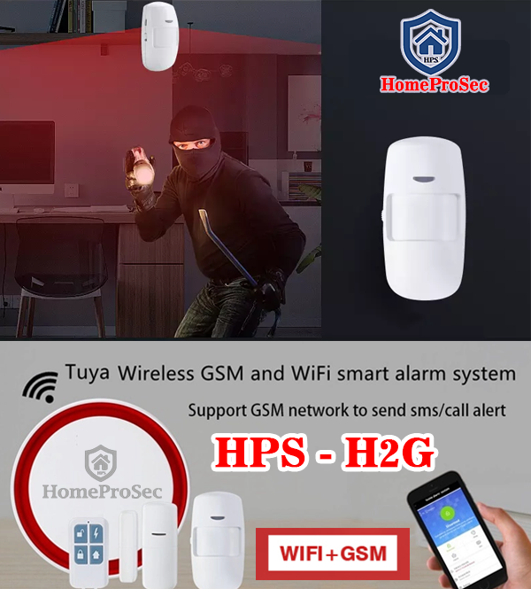  Trung Tâm Báo Động Wifi + SIM HPS - H2G 