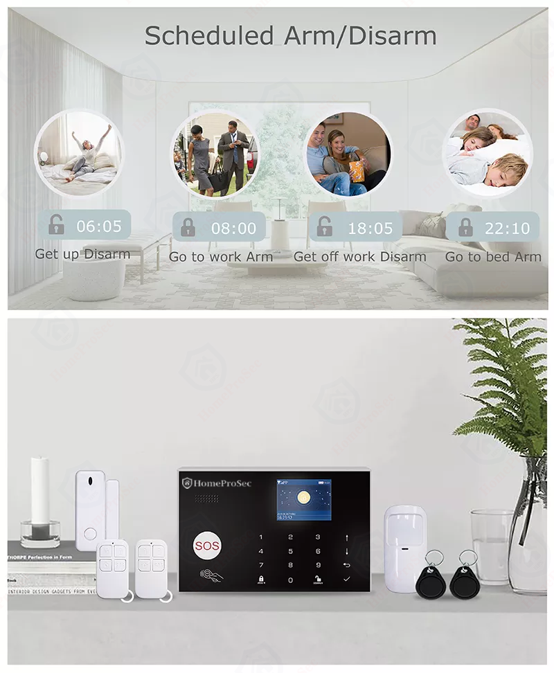 Trung Tâm Báo Động Wifi + SIM HPS - H6G ( 03 Zone Có dây)
