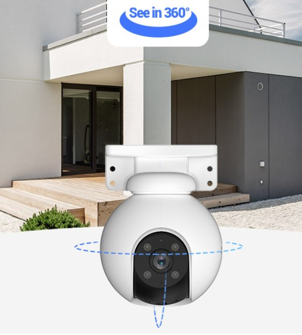  Camera WiFi Quay Quét, Ống kính kép EZVIZ 2MP 