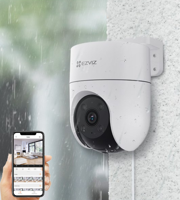 – Camera Wifi quay quét ngoài trời, có màu ban đêm H8C - 3MP