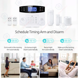  Trung Tâm Báo Động Wifi + SIM HPS - H8zone ( 08 Zone Có dây) 