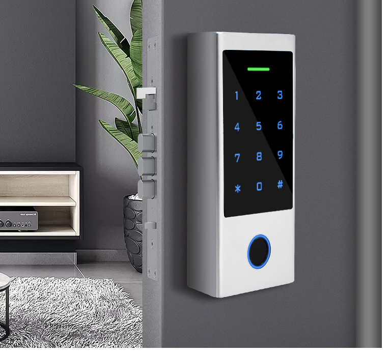 Bộ khóa cổng vân tay inox HPS- SLIPRO ( HF1P8 - UPS)