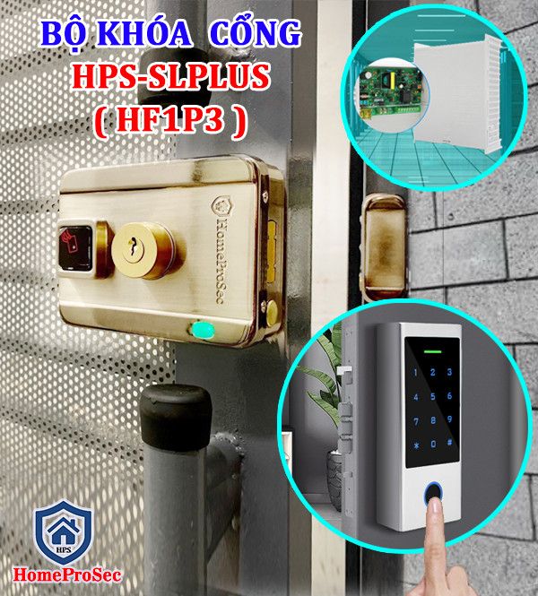 Bộ khóa cổng vân tay HPS- SLPLUS ( HF1P3-Tuya )