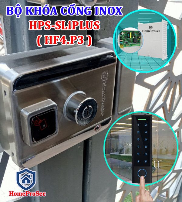 Bộ khóa cổng vân tay inox HPS- SLPLUS ( HF4P3- TUYA)
