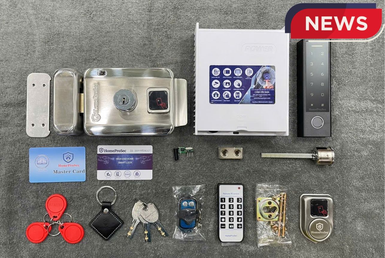 Khóa cổng thẻ từ inox mã số - thẻ từ - app dt HPS- SLIBASIC HF4PC P3