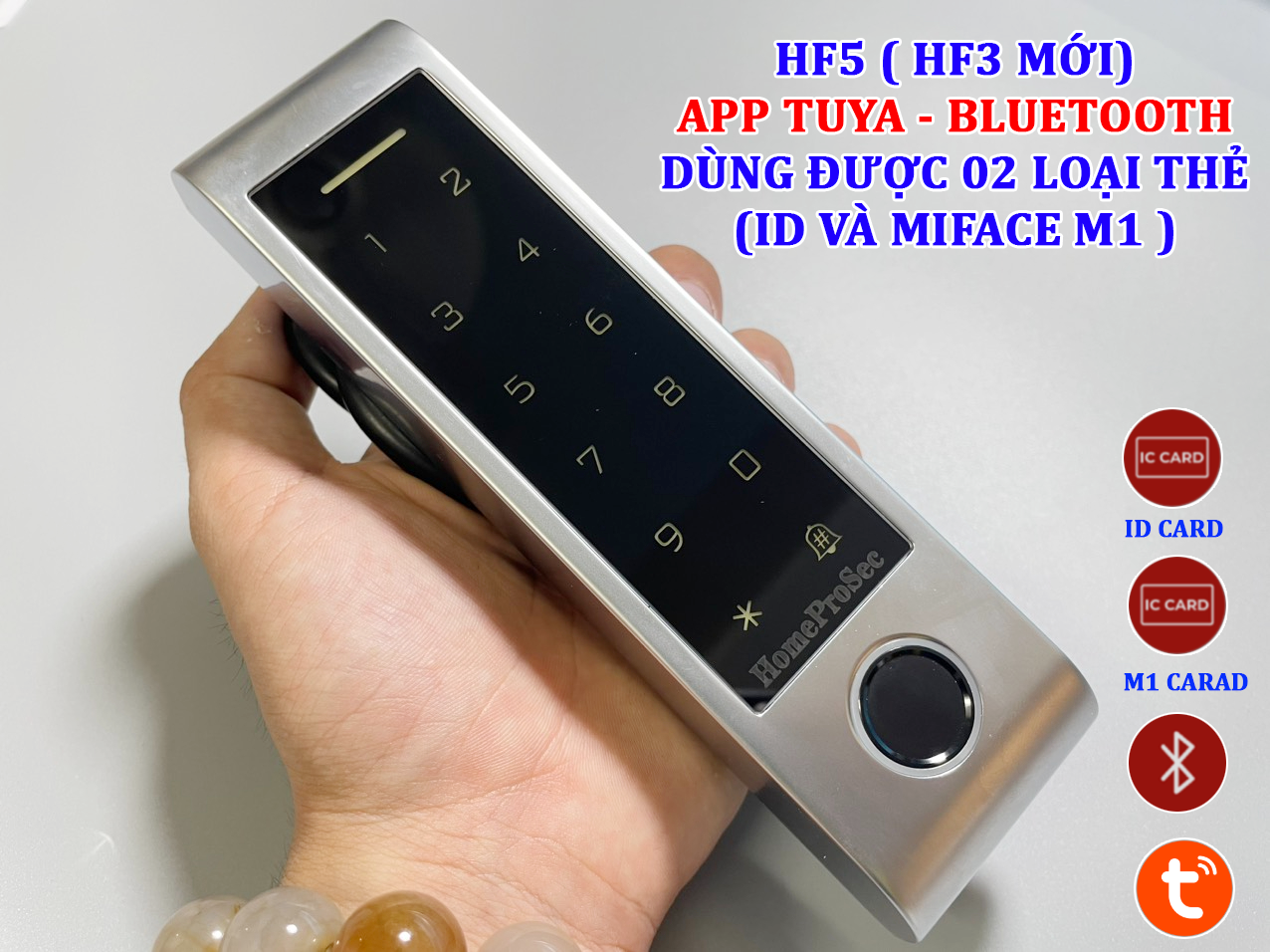  Vân tay ngoài trời HPS- HF5  ID- M1( Tuya) 