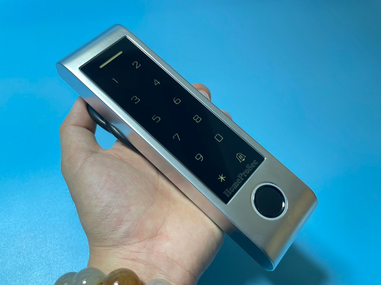 Bộ khóa cổng vân tay inox HPS- SLIPRO ( HF5P8 - UPS - ttlokc/tuya)