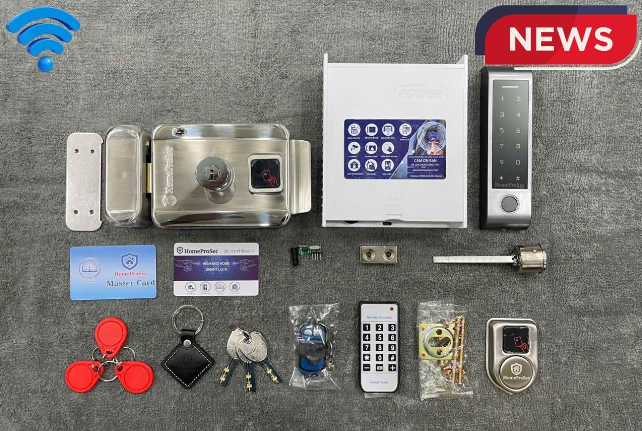 Khóa cổng vân tay inox HPS- SLPLUS ( HF5P3- ttlock/Tuya)