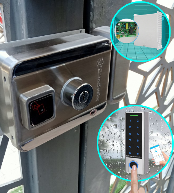 Bộ khóa cổng vân tay inox HPS- SLPLUS ( HF3P3- Tuya/ ttlock)