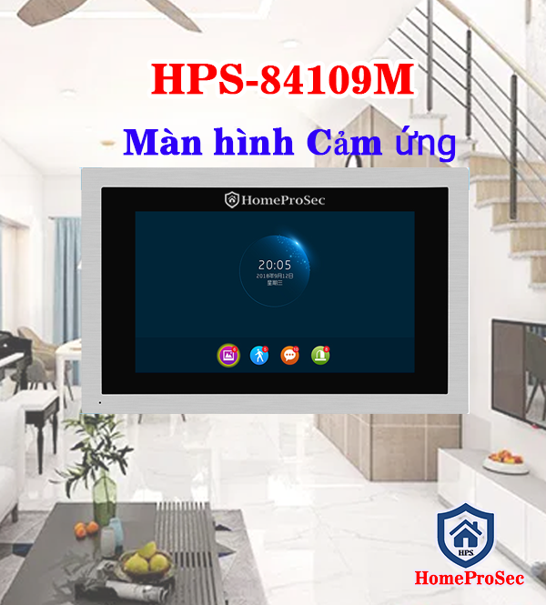  HPS- 84109M- Touch Screen- Màn hình chuông cửa cảm ứng 10inch 
