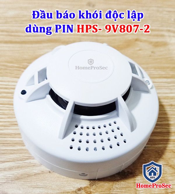 Đầu báo khói độc lập dùng PIN HPS- 9V807-2