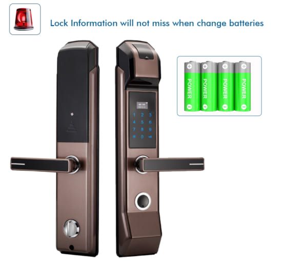 Khóa Cửa Gỗ Vân Tay HPS- 3308