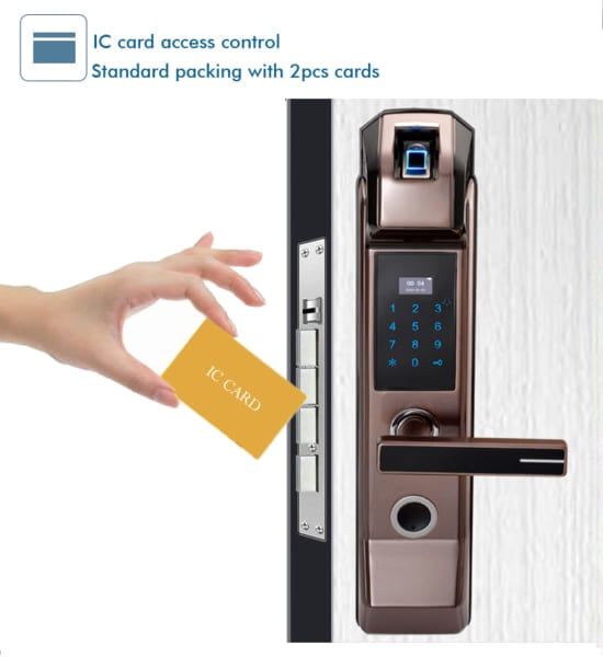Khóa Cửa Gỗ Vân Tay HPS- 3308