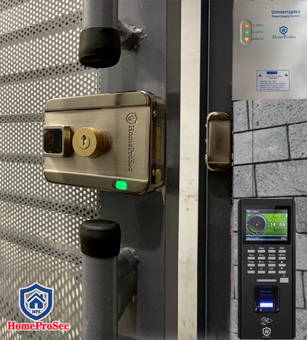 HPS- SLPLUS- V1B2 ( F18 )- Bộ khóa cổng vân tay thông minh HomeProSec HPS- SLPLUS- V1B2 ( F18 )