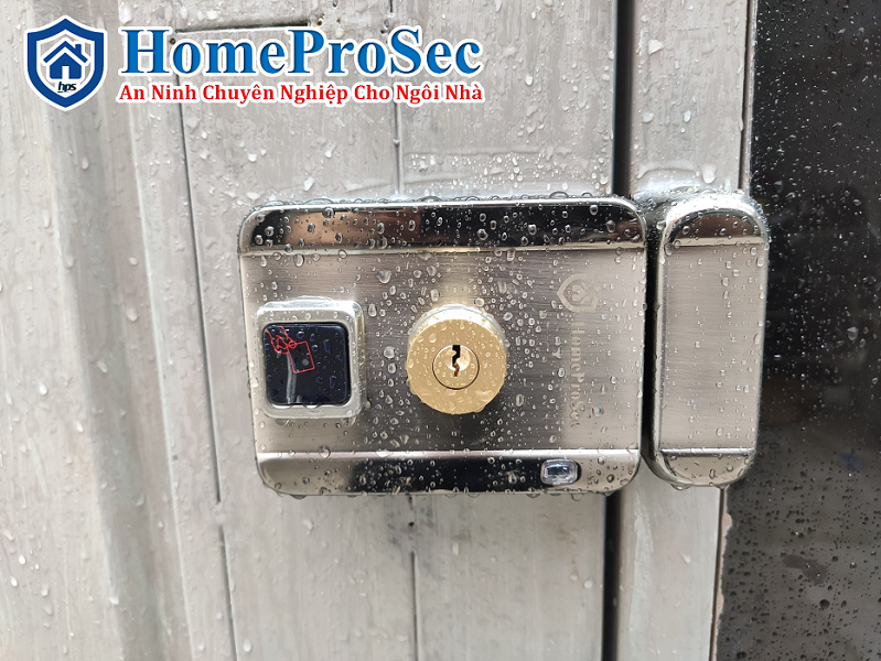 HPS- SLPLUS- V1B2 ( F18 )- Bộ khóa cổng vân tay thông minh HomeProSec HPS- SLPLUS- V1B2 ( F18 )