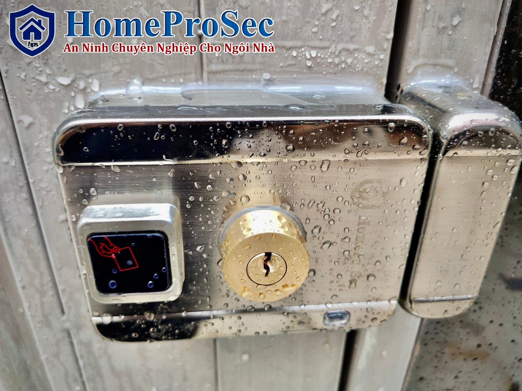 HPS- SLPRO- V1B1 ( TF2 )- Bộ Khóa Cổng Vân Tay Thông Minh HomeProSec HPS- SLPRO- V1B1 ( TF2 )