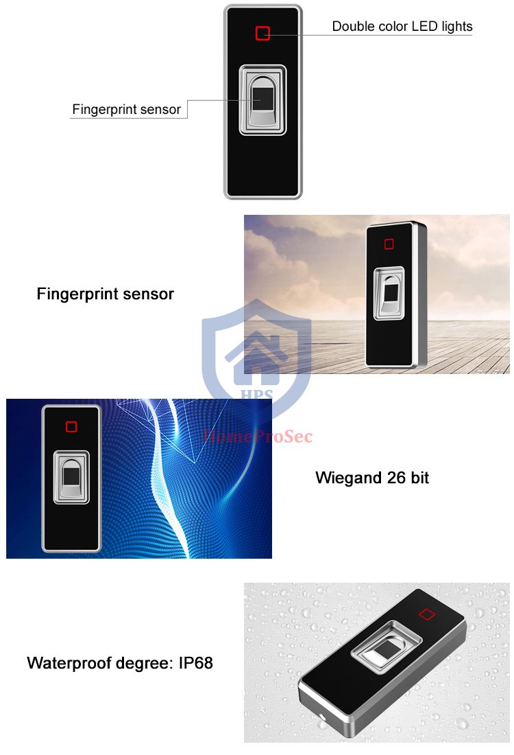 Đầu đọc vân tay ngoài trời HPS- TF6