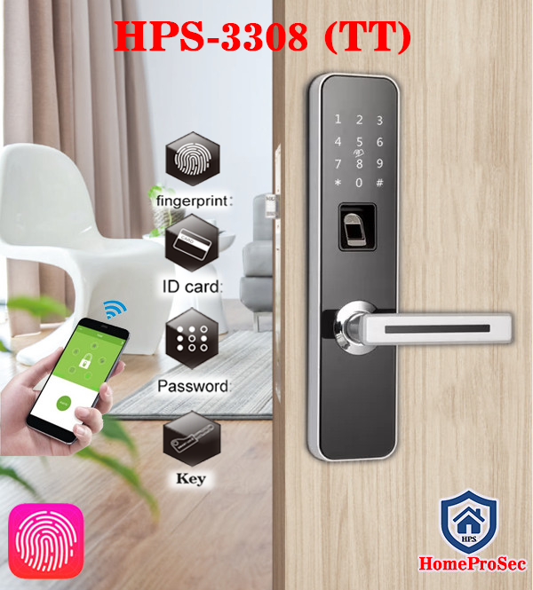 Khóa vân tay cửa gỗ HPS- 3308 (TT )