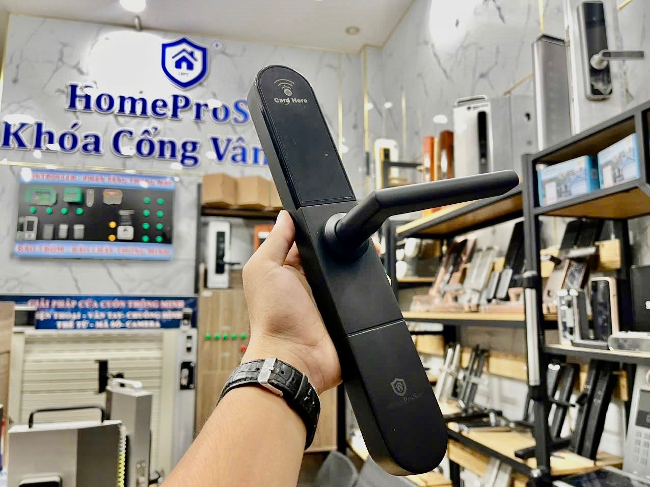 Khóa thẻ từ cửa nhôm HPS- 918 / 918PC